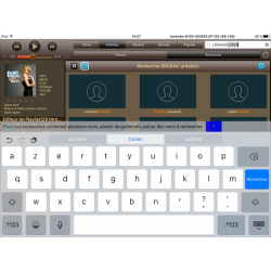 Aurender N100C - Application de télécommande sur iPad