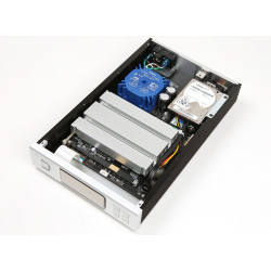 Aurender N100H Black - Lecteur HiFi avec disque dur de stockage et mémoire tampon SSD - Sortie audio numérique USB