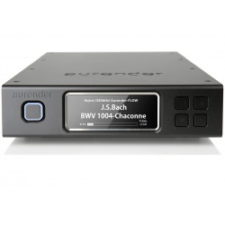 Aurender N100H Black - Lecteur HiFi avec disque dur de stockage et mémoire tampon SSD - Sortie audio numérique USB