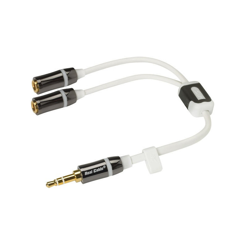 Real Cable iPlug J35M2F - Dédoubleur mini-jack/RCA - La boutique d'Eric