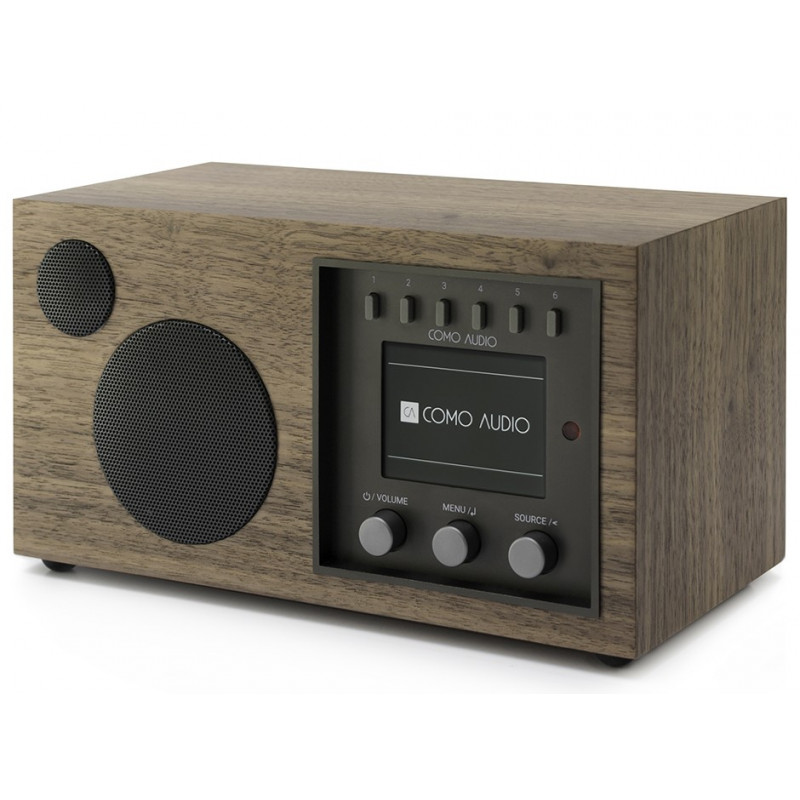 Como Audio Solo Noyer - Poste de radio Internet / DAB+ / FM avec réception Bluetooth Como Audio Solo Noyer - Poste de radio Internet / DAB+ / FM avec réception Bluetooth