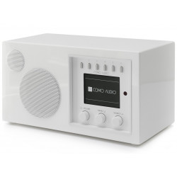 Como Audio Solo Laqué Blanc - Poste de radio Internet / DAB+ / FM avec réception Bluetooth