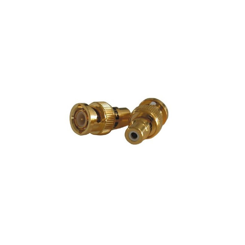 Adaptateurs audio BNC mâle RCA femelle pour câble coaxial Adaptateurs audio BNC mâle RCA femelle pour câble coaxial
