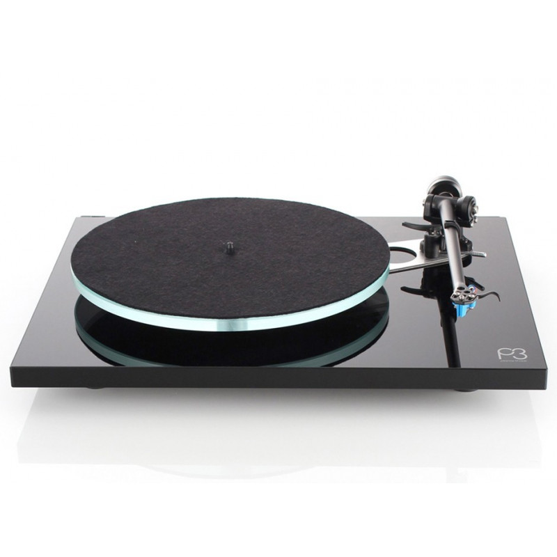 Rega Planar 3 Noir Laqué - Platine vinyle pour 33 et 45 tours