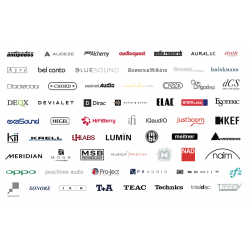 Roon Nucleus - Les marques compatibles Roon, de nombreux partenariats sont en cours pour compléter cette liste