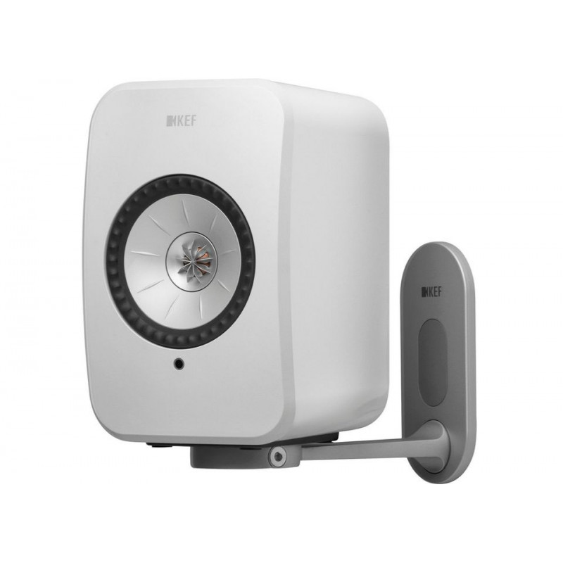 KEF B1 Support mural Argent pour LSX (paire) -  Disponible en finition silver et noir 