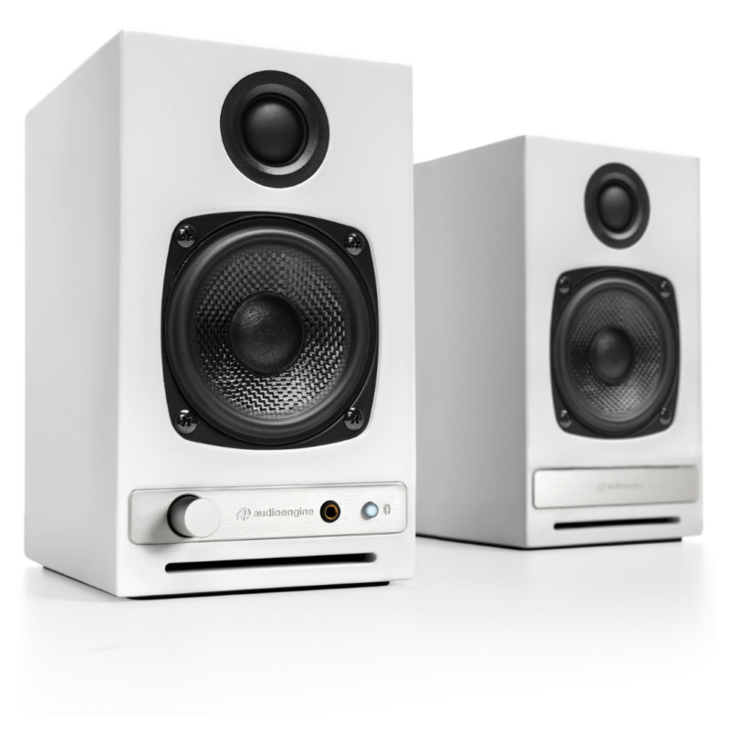 Audioengine HD3 Blanc - Enceintes actives avec amplificateur de puissance intégré 2 x 15 Watts.