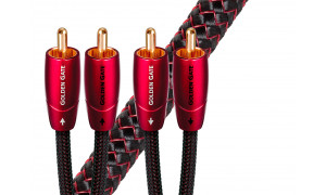 AudioQuest Golden Gate RCA : câble stéréo monogaine à écartement maximal de 76 mm