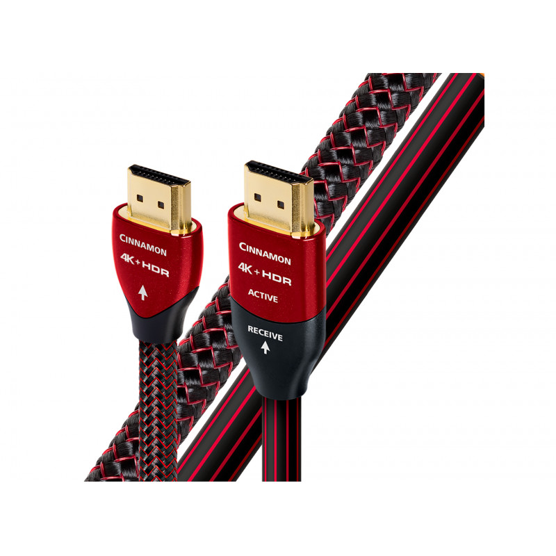 AudioQuest HDMI Cinnamon - pour source audio-vidéo 1080p, 4K HDR et 3DR - compatible ARC