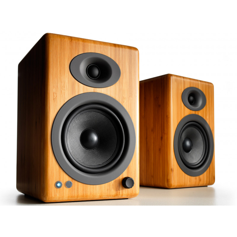 Audioengine A5+ Wireless Bambou - enceintes actives 2 x 50 Watts et réception Bluetooth Audioengine A5+ Wireless Bambou - enceintes actives 2 x 50 Watts et réception Bluetooth