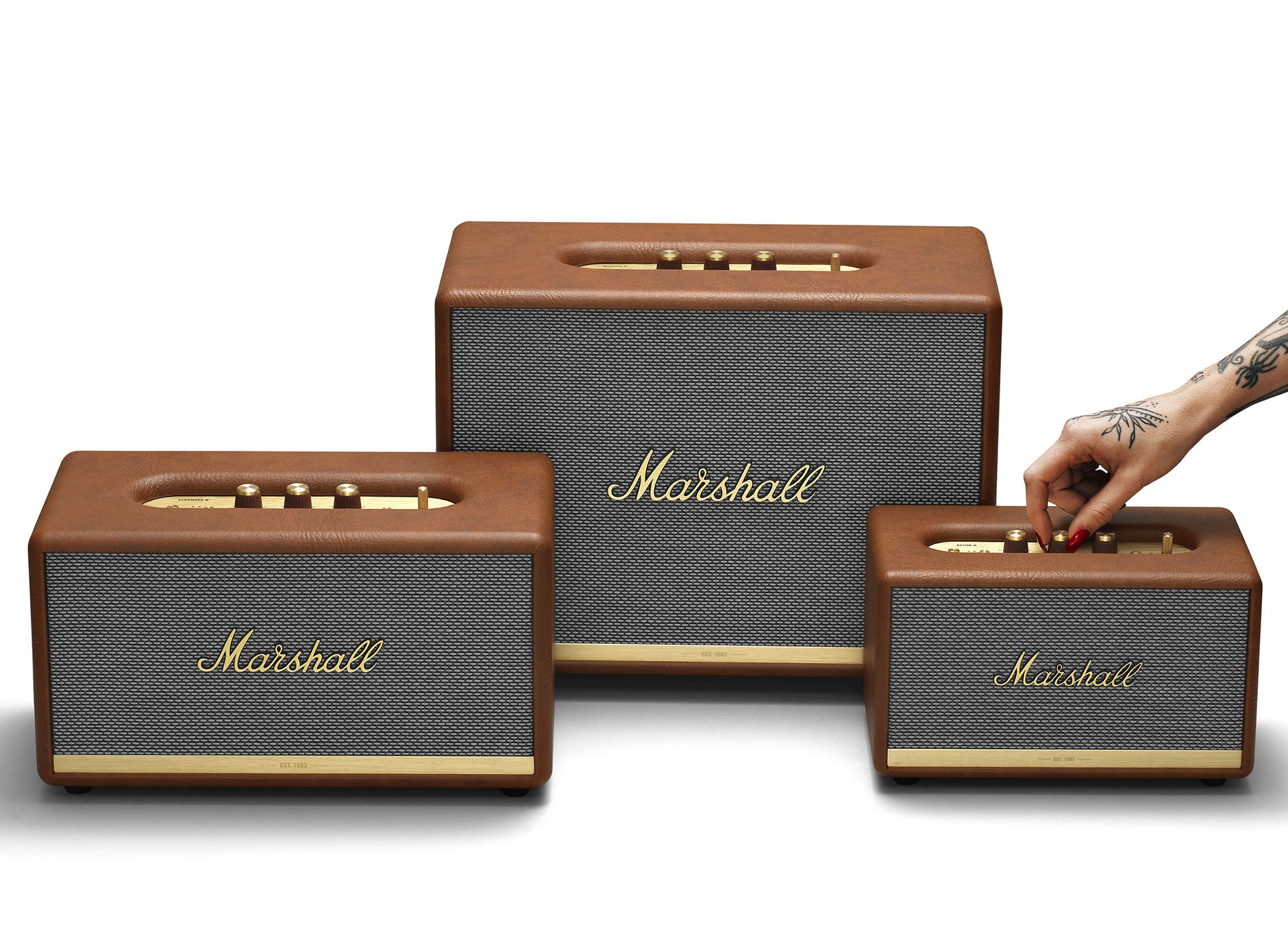 Enceinte Bluetooth MARSHALL Stanmore II Marron Marshall en