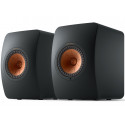 KEF LS50 Wireless II Noir mat - Enceintes actives design contemporain 