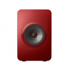 KEF LS50 Wireless II Rouge laqué - Enceinte active compacte technologies de pointe