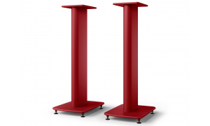 KEF S2 floor stand Rouge - Rigidité et stabilité pour une meilleure acoustique de vos KEF LS50 Meta et LS50 Wireless II