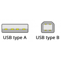 Source numérique sur le connecteur USB type A / DAC sur le connecteur USB type B