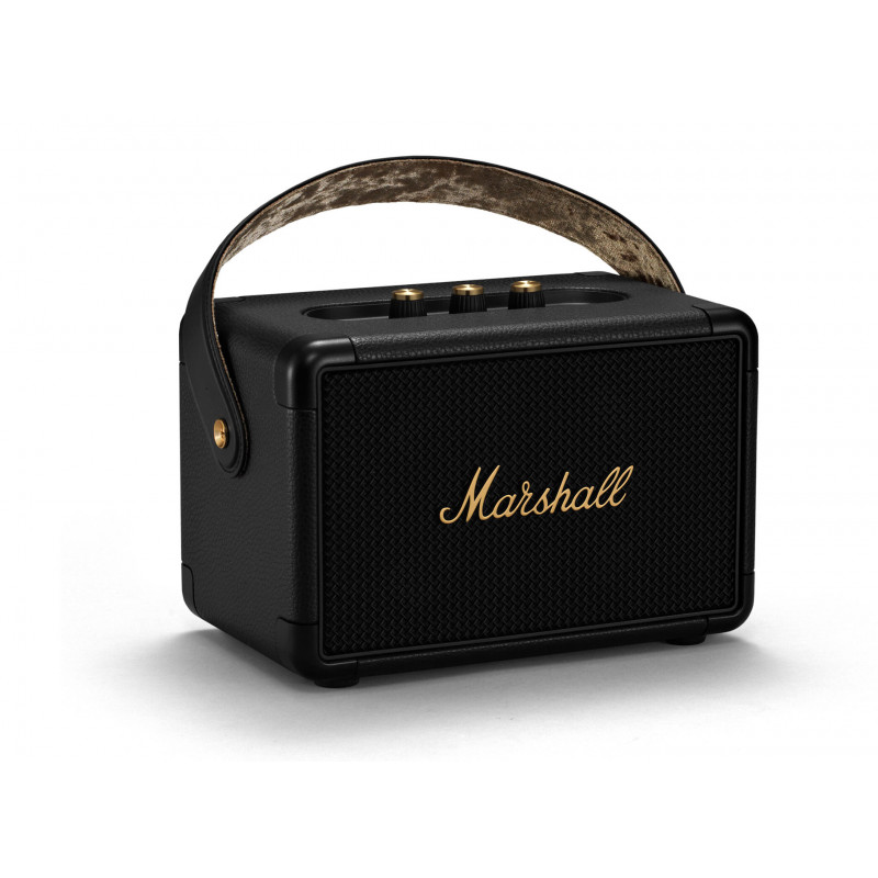 Marshall Kilburn II Black & Brass - Enceinte nomade vintage 36 Watts avec batterie intégrée