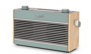 Roberts Rambler BT Stereo Bleu ciel - Poste de radio stéréo DAB+ / FM vintage en passant par le Bluetooth