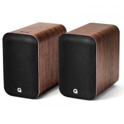 Q Acoustics M20 Walnut - Paire d'enceintes connectées 2x65 Watts et Bluetooth