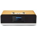 Roberts Stream 67L Cherry (Merisier) - Mini-chaîne HiFi tout-en-un avec triple tuner radio et lecteur CD