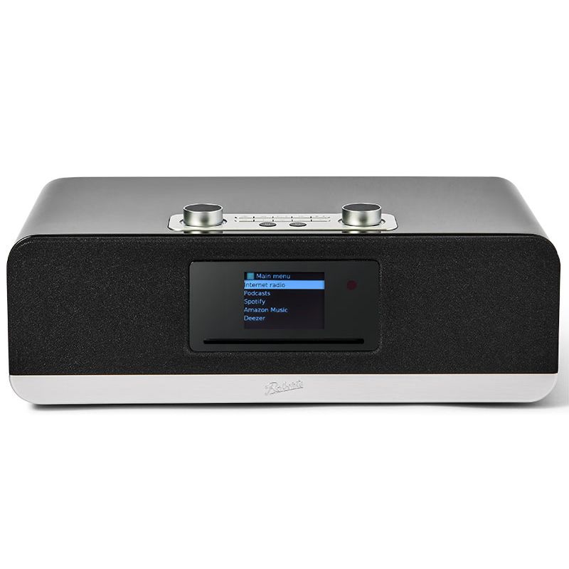 Roberts Stream 67L Noir - Mini-chaîne HiFi tout-en-un avec triple tuner radio et lecteur CD