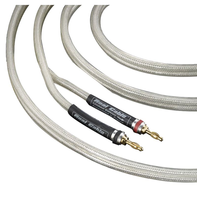 Real Cable Vendôme - Câble HiFi haut-parleur fiches bananes - La