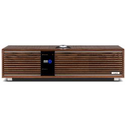 Ruark Audio R410 Noyer - Chaîne HiFi monobloc connectée avec triple tuner radio Internet/DAB+/FM