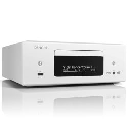 Denon CEOL RCD N12 DAB Blanc - Ampli connecté avec lecteur CD intégré