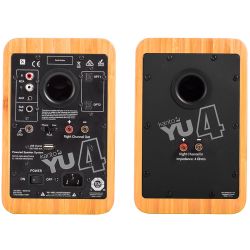 Kanto YU4 Bambou - Connectiques numériques et analogiques