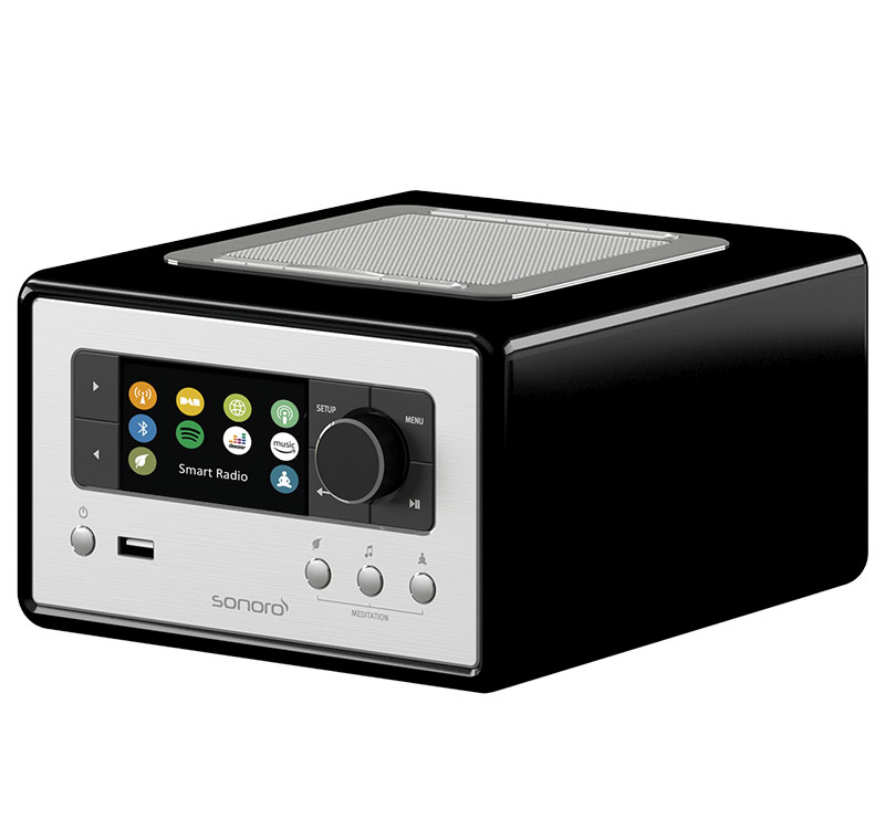 Sonoro Easy Radio Numérique Portable FM/DAB+ Bluetooth AUX USB - Design Bois Allemand