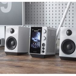 FiiO SP3 Blanc : enceintes amplifiées associées au lecteur réseau FiiO R7