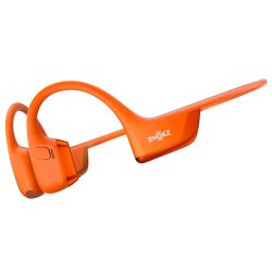 Shokz OpenRun Pro 2 Orange - Casque sport Bluetooth à conduction osseuse et aérienne