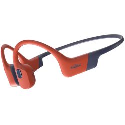 Shokz OpenSwim Pro Rouge - Casque sport Bluetooth et MP3 à conduction osseuse