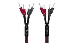 AudioQuest Rocket 33 Bi-amplification Bananes SureGrip (la paire) - Paire de câbles haut-parleurs de forte section avec terminai