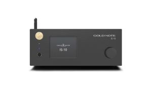 Gold Note IS-10 Noir - Amplificateur connecté compatible UPnP/DLNA, Roon, AirPlay 2 et Bluetooth