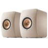 KEF LS50 Wireless II Beige Sable - Enceintes actives design contemporain 