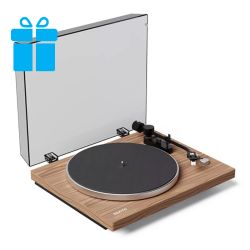 Kanto OBI3 G2 Noyer - Platine vinyle avec cadeau offert