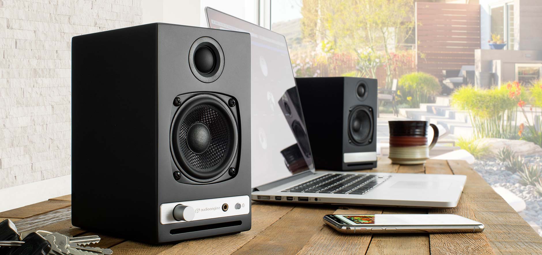 Audioengine HD3 Bois - Enceintes Bluetooth - La boutique d'Eric