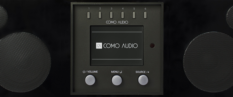 Como Audio Duetto : mini-chaîne HiFi avec Bluetooth aptX et triple tuner radio Internet / FM / DAB