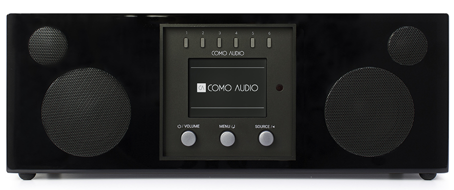 Como Audio Duetto : mini-chaîne HiFi avec Bluetooth aptX et triple tuner radio Internet / FM / DAB