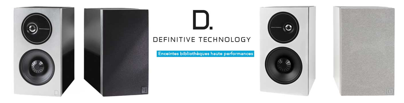 Definitive Technologie : enceintes bibliothèques