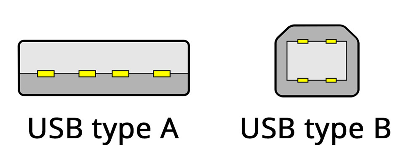 Différence USB A et USB B