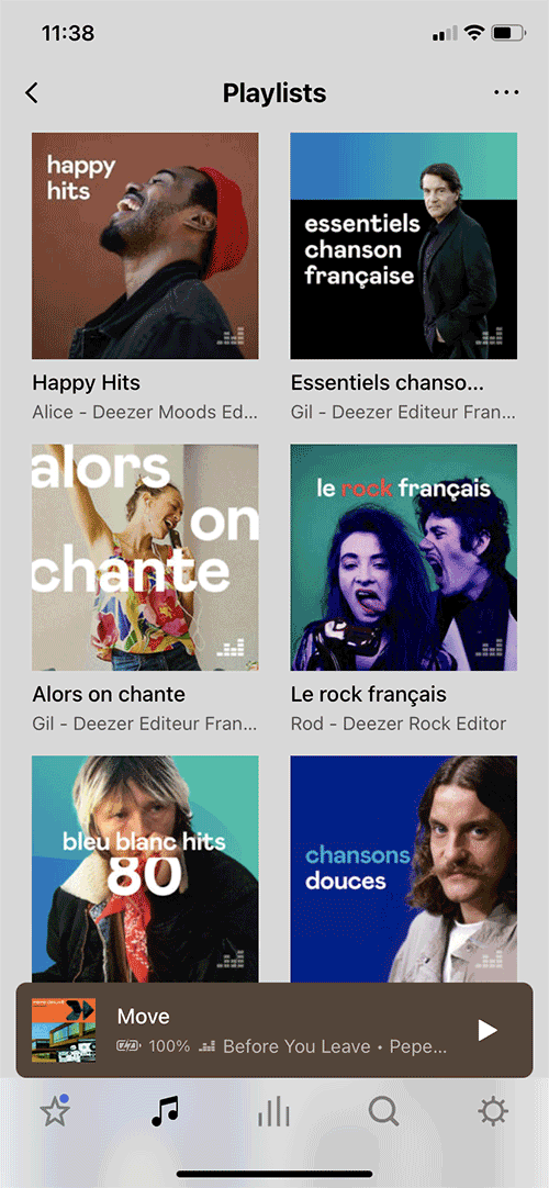 Application Sonos : naviguez dans votre bibliothèque musicale par titres, artistes, playlists