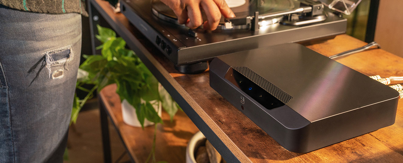 Bluesound POWERNODE : Amplificateur HiFi 2 x 80 Watts avec lecteur réseau 32 bits / 192 kHz, Bluetooth, AirPlay 2 et HDMI
