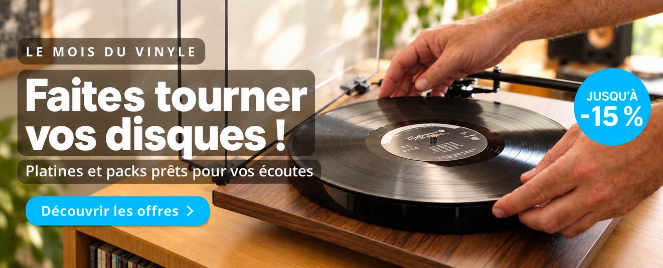 Mois du vinyle : profitez de nos meilleures offres