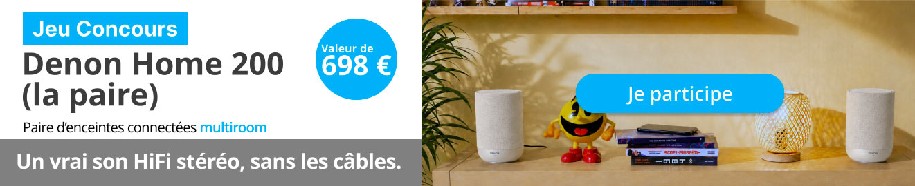 Mois du multiroom : tentez de remporter une paire d'enceintes connectées Denon Home 200