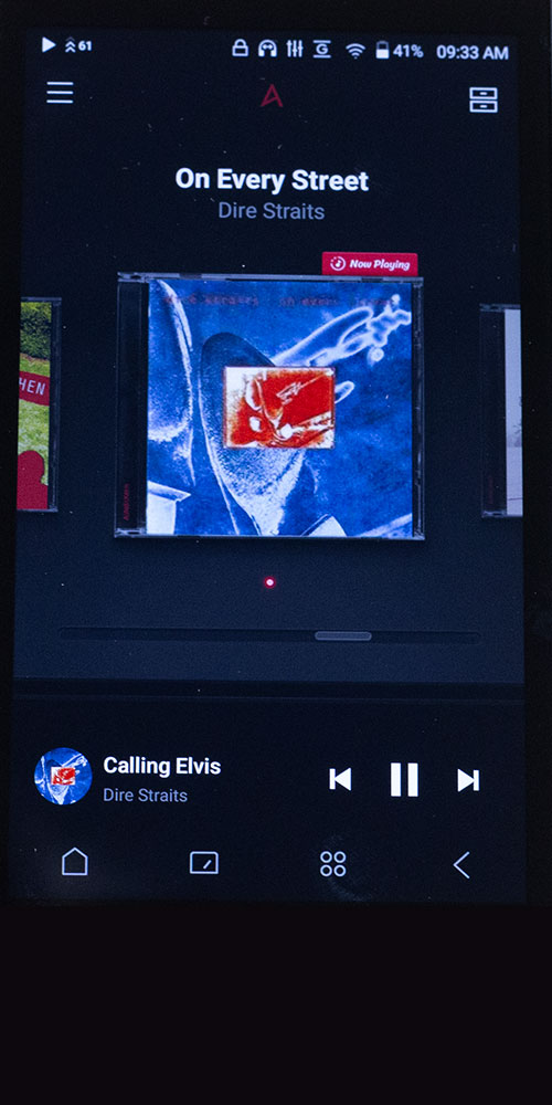 Un affichage par pochette agréable sur les baladeurs Astell&Kern