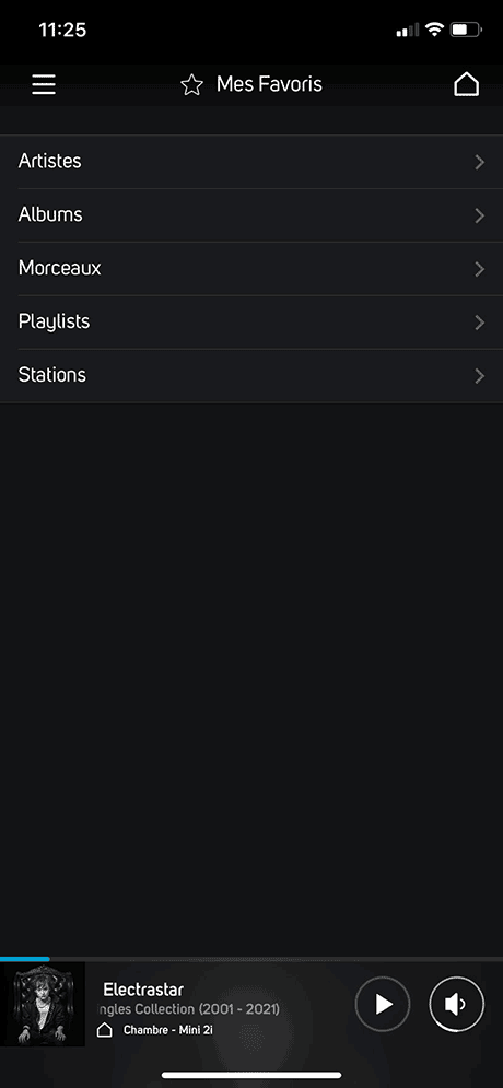 Application BluOS : accédez facilement à tous vos artistes, albums et morceaux favoris Application BluOS : accédez facilement à tous vos artistes, albums et morceaux favoris