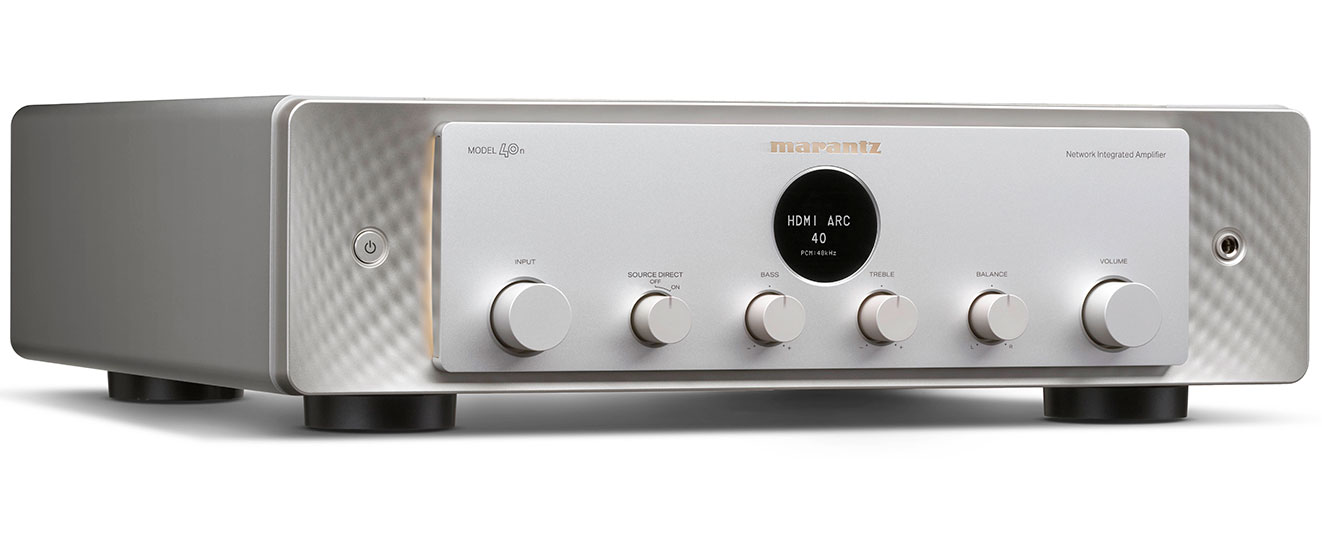 Marantz MODEL 40n : Boutons de contrôle en façade et télécommande infrarouge