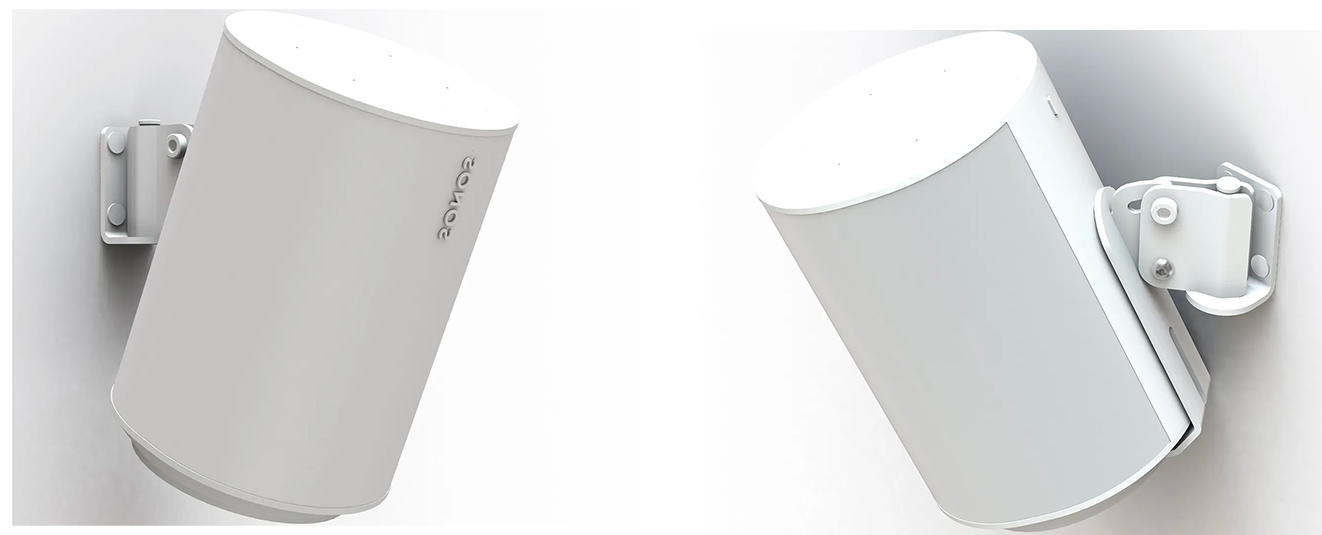 Supports muraux Sonos One blanc (Flexson - paire) - La boutique d'Eric