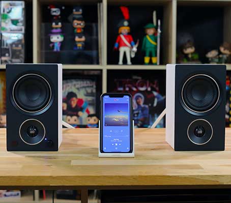 Enceintes amplifiées Bluetooth PSB Speakers Alpha AM3